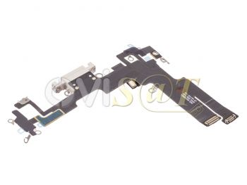 cable flex premium con conector de carga lightning blanco (starlight) para iPhone 14, a2882